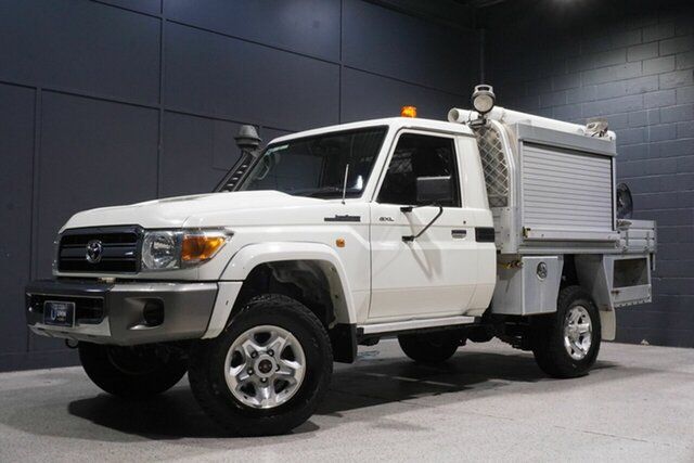 Used Toyota Landcruiser VDJ79R GXL (4x4) Slacks Creek, 2018 Toyota Landcruiser VDJ79R GXL (4x4) White 5 Speed Manual Cab Chassis