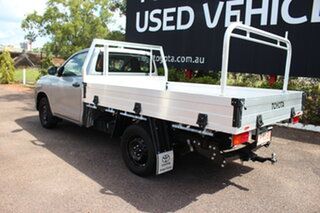 2022 Toyota Hilux TGN121R Workmate 4x2 Silver Sky 5 Speed Manual Cab Chassis