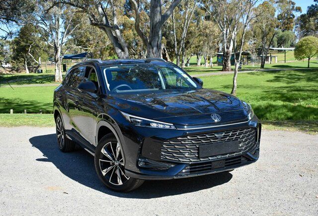 Demo MG HS AS33 MY25 Essence DCT Salisbury Park, 2024 MG HS AS33 MY25 Essence DCT Pearl Black 7 Speed Sports Automatic Dual Clutch Wagon
