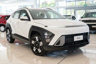 2025 Hyundai Kona SX2.V2 MY25 2WD Atlas White 1 Speed Constant Variable Wagon.