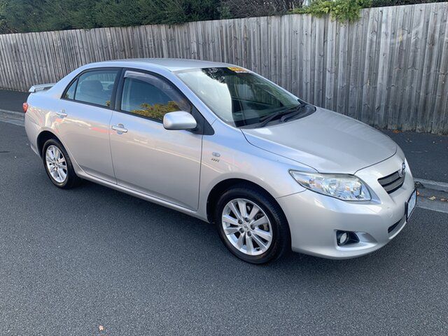 Used Toyota Corolla ZRE152R MY09 Conquest North Hobart, 2010 Toyota Corolla ZRE152R MY09 Conquest Silver 4 Speed Automatic Sedan