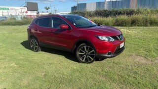 2016 Nissan Qashqai J11 TI Maroon Continuous Variable Wagon.