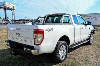 2012 Ford Ranger PX XLT Super Cab White 6 Speed Manual Utility