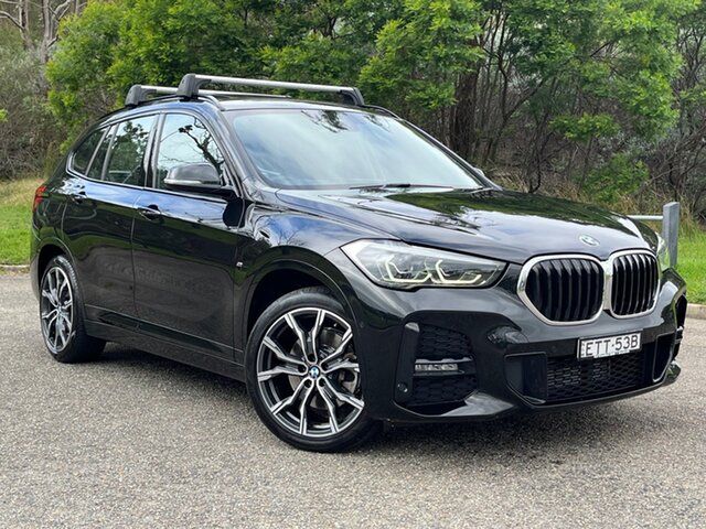 Used BMW X1 F48 sDrive 20i M Sport Brookvale, 2022 BMW X1 F48 sDrive 20i M Sport Black Sapphire 7 Speed Auto Dual Clutch Wagon