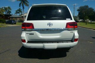 2021 Toyota Landcruiser VDJ200R Sahara Horizon Pearl White 6 Speed Sports Automatic Wagon