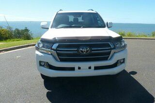 2021 Toyota Landcruiser VDJ200R Sahara Horizon Pearl White 6 Speed Sports Automatic Wagon