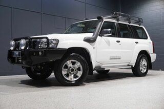 2013 Nissan Patrol GU Series 9 ST (4x4) White 4 Speed Automatic Wagon.