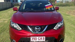 2016 Nissan Qashqai J11 TI Maroon Continuous Variable Wagon.