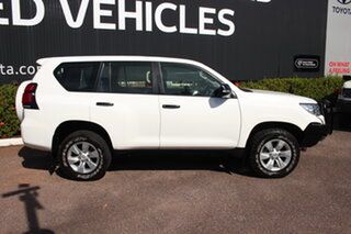 2018 Toyota Landcruiser Prado GDJ150R GX Glacier White 6 Speed Manual Wagon.