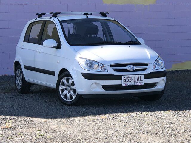 Used Hyundai Getz TB MY06 Currimundi, 2007 Hyundai Getz TB MY06 White 4 Speed Automatic Hatchback
