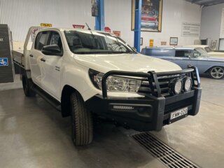 2018 Toyota Hilux GUN126R MY17 SR (4x4) White 6 Speed Automatic Dual Cab Chassis