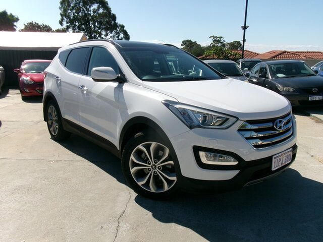 Used Hyundai Santa Fe DM MY14 Highlander St James, 2013 Hyundai Santa Fe DM MY14 Highlander White 6 Speed Sports Automatic Wagon