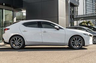2024 Mazda 3 BP2HLA G25 SKYACTIV-Drive GT Snowflake White Pearl 6 Speed Sports Automatic Hatchback
