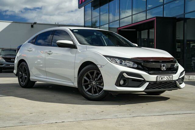 Used Honda Civic 10th Gen MY20 VTi-S Liverpool, 2020 Honda Civic 10th Gen MY20 VTi-S White 1 Speed Constant Variable Hatchback