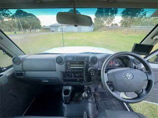 2011 Toyota Landcruiser VDJ79R 09 Upgrade Workmate (4x4) White 5 Speed Manual Cab Chassis