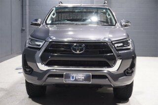 2021 Toyota Hilux GUN126R SR5 + Premium Interior (4x4) Grey 6 Speed Automatic Double Cab Pick Up