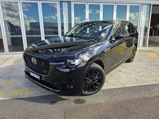 2025 Mazda CX-80 KL D50e Skyactiv-Drive i-ACTIV AWD GT Jet Black 8 Speed Sports Automatic Wagon.