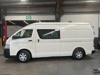 2016 Toyota HiAce KDH221R MY16 SLWB White 5 Speed Manual Van.