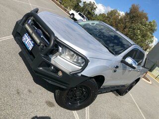 2018 Ford Ranger PX MkII 2018.00MY XLT Double Cab Silver 6 Speed Sports Automatic Double Cab