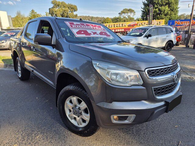 Used Holden Colorado RG MY14 LT (4x4) Upper Ferntree Gully, 2013 Holden Colorado RG MY14 LT (4x4) Grey 6 Speed Automatic Crew Cab Pickup