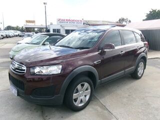 2014 Holden Captiva CG MY14 7 LS Maroon 6 Speed Sports Automatic Wagon.