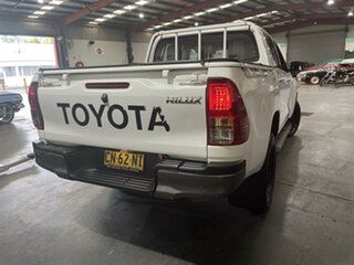 2017 Toyota Hilux GUN126R SR (4x4) White 6 Speed Manual Dual Cab Utility