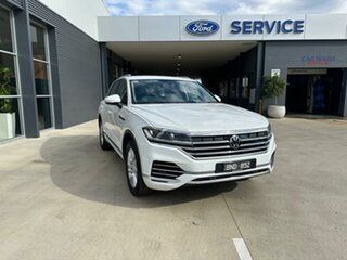 2020 Volkswagen Touareg CR MY21 170TDI Tiptronic 4MOTION White 8 Speed Sports Automatic Wagon.