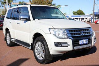2018 Mitsubishi Pajero NX MY18 GLS White 5 Speed Sports Automatic Wagon.