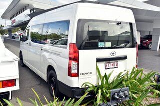 2021 Toyota HiAce GDH322R Commuter High Roof Super LWB French Vanilla 6 Speed Sports Automatic Bus