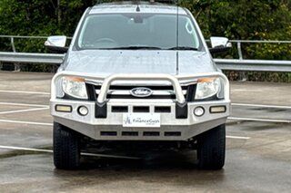 2013 Ford Ranger PX XLT 3.2 (4x4) Silver 6 Speed Manual Super Cab Utility