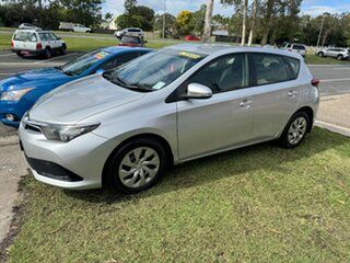 2015 Toyota Corolla ZRE182R Ascent Silver 6 Speed Manual Hatchback.