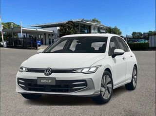 2025 Volkswagen Golf 8.5 MY25 110TSI Life White 8 Speed Sports Automatic Hatchback.