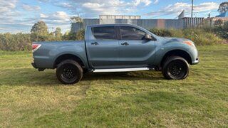 2014 Mazda BT-50 MY13 XT (4x4) Blue 6 Speed Manual Dual Cab Chassis