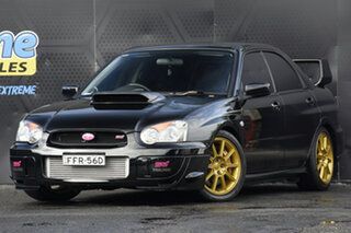 2005 Subaru Impreza S MY05 WRX STi AWD Black 6 Speed Manual Sedan.