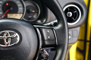 2018 Toyota Yaris NCP130R Ascent Vivid Yellow 4 Speed Automatic Hatchback