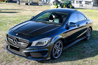 2014 Mercedes-Benz CLA-Class C117 CLA200 DCT Black 7 Speed Sports Automatic Dual Clutch Coupe
