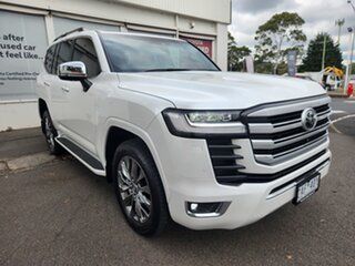 2023 Toyota Landcruiser FJA300R Sahara ZX Arctic White 10 Speed Sports Automatic Wagon.