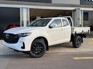 2025 Mazda BT-50 TFS40J XT Freestyle Ice White 6 Speed Sports Automatic Cab Chassis.
