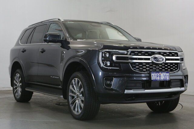 Used Ford Everest UB 2024.50MY Platinum FullTime 4WD DR Victoria Park, 2024 Ford Everest UB 2024.50MY Platinum FullTime 4WD DR Grey 10 Speed Sports Automatic SUV