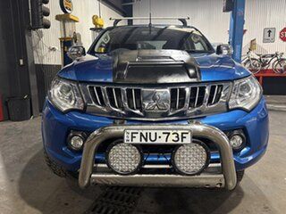 2016 Mitsubishi Triton MQ MY16 GLS (4x4) Blue 5 Speed Automatic Dual Cab Utility