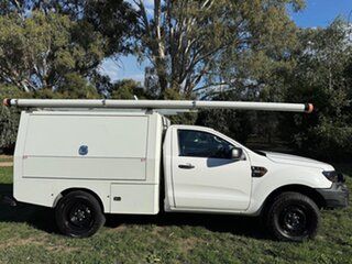 2021 Ford Ranger PX MkIII 2021.75MY XL White 6 Speed Sports Automatic Single Cab Chassis.