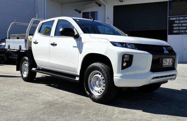 Used Mitsubishi Triton MR MY23 GLX Double Cab Capalaba, 2023 Mitsubishi Triton MR MY23 GLX Double Cab White 6 Speed Sports Automatic Cab Chassis