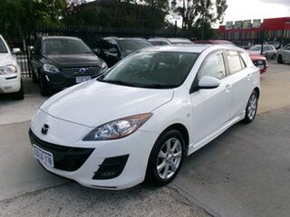 2010 Mazda 3 BL10F1 Maxx Activematic Sport White 5 Speed Sports Automatic Hatchback.