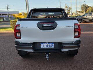 2022 Toyota Hilux GUN126R Rogue Double Cab Frosted White 6 Speed Sports Automatic Utility