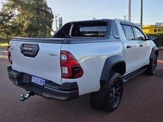 2022 Toyota Hilux GUN126R Rogue Double Cab Frosted White 6 Speed Sports Automatic Utility