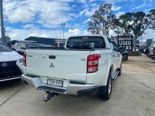 2018 Mitsubishi Triton GLX+ White Manual Dual Cab Utility.