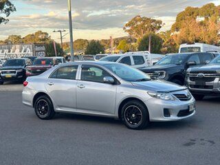 2011 Toyota Corolla Ascent Silver, Chrome Manual Sedan