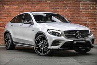 2017 Mercedes-Benz GLC-Class C253 GLC43 AMG Coupe 9G-Tronic 4MATIC Iridium Silver 9 Speed.