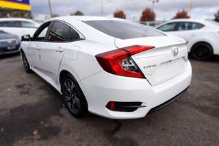 2019 Honda Civic 10th Gen MY19 VTi-LX Platinum White 1 Speed Constant Variable Sedan.