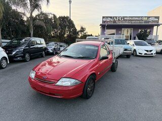 2002 Ford Falcon AUIII XL SE Red 4 Speed Automatic Utility.